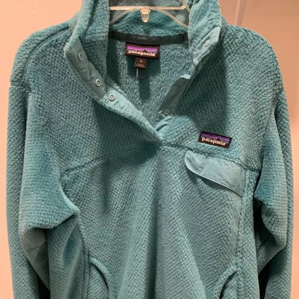Patagonia Re-Tool Snap-T Fleece Pullover Blue M